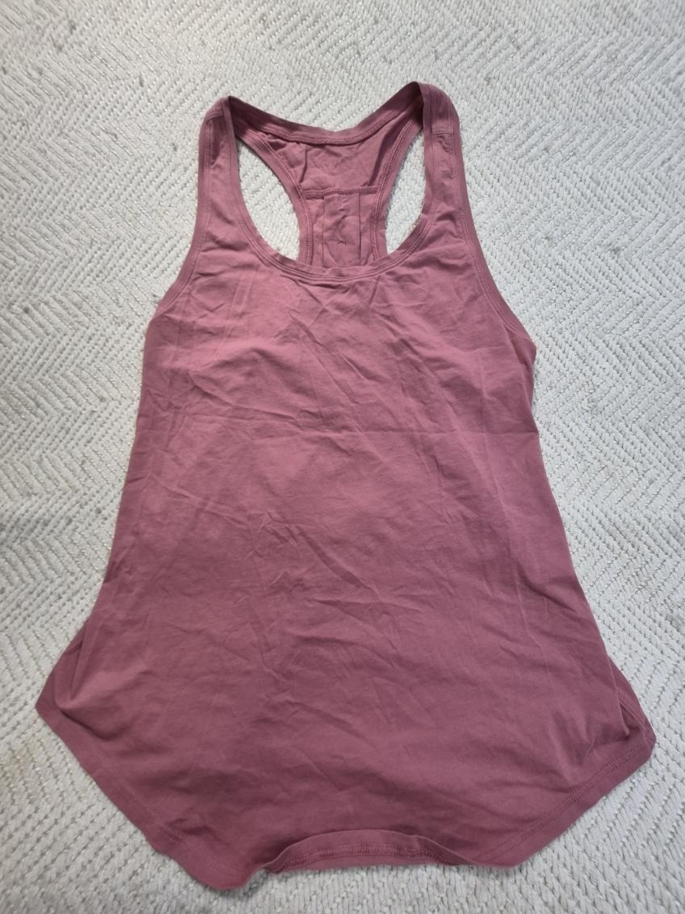 Lululemon Love Tank *Pleated racerback tank in a dusty mauve/pink color.